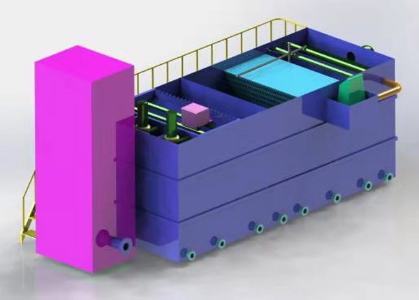 分流式水平沉淀管装置