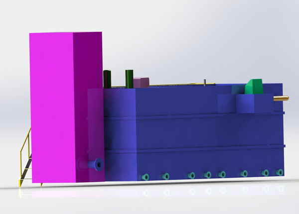 分流式水平沉淀管装置